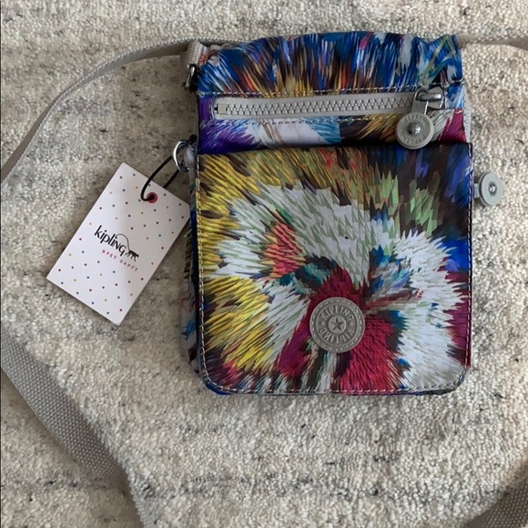Kipling Handbags - Kipling El Dorado Crossbody Butterfly Splash NWT